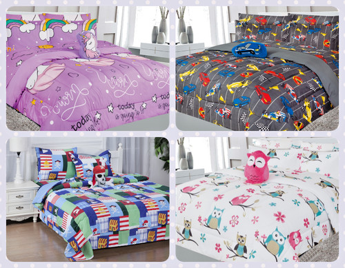 6pc bedroom kids - 6pc, bag